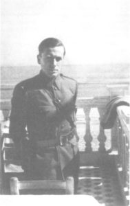 Константин Родзевич в форме офицера французской армии